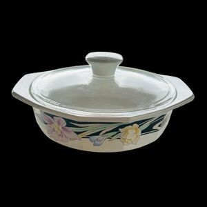 Mikasa Fire & Ice Glass Casarole Dish